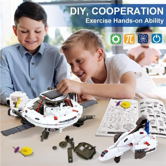 Science Kits for Kids Age 8-12 Solar Robot Kit Learning Building STEM Toys - Picture 4 of 6